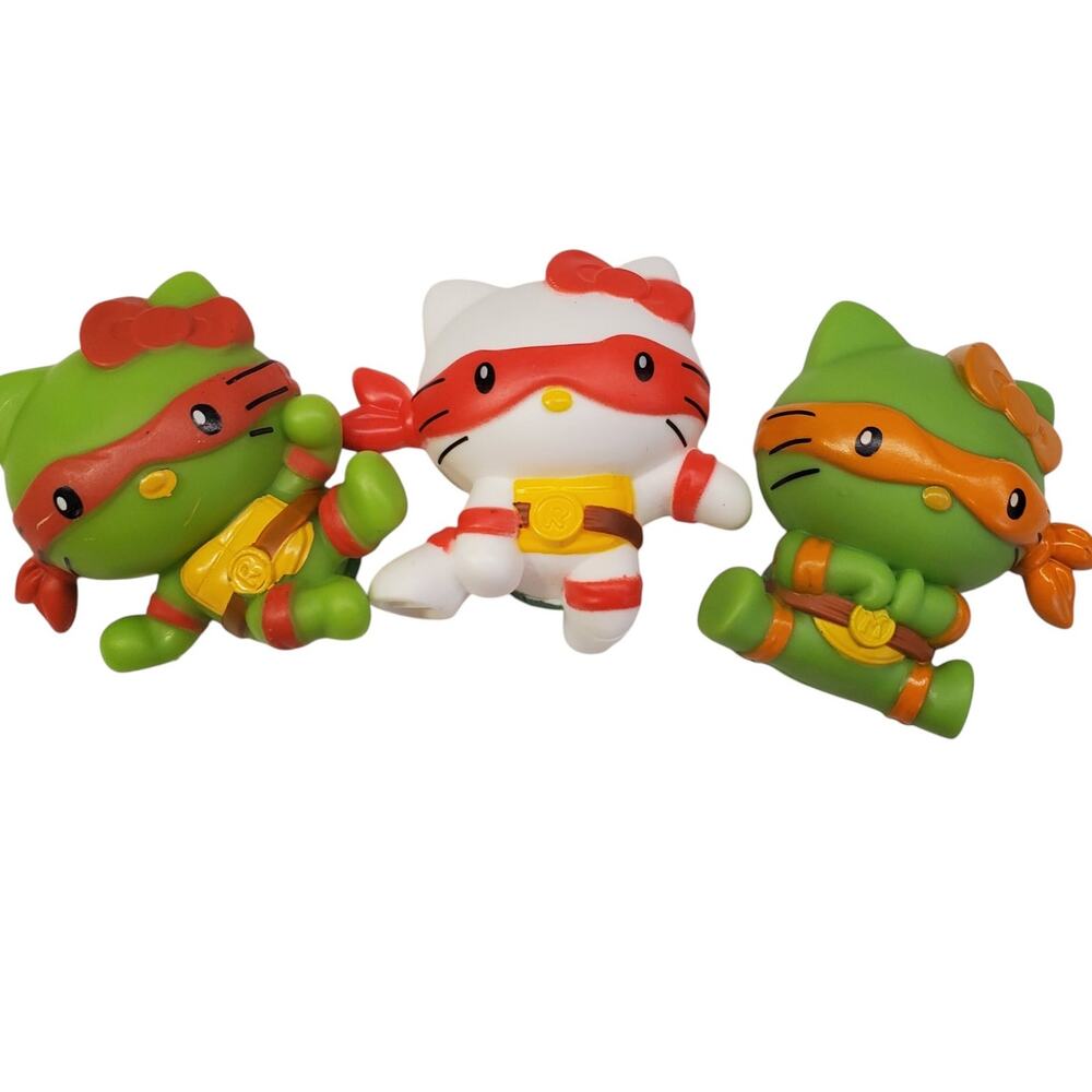 Hello Kitty Teenage Mutant Ninja Turtles McDonalds Happy Meal Toys